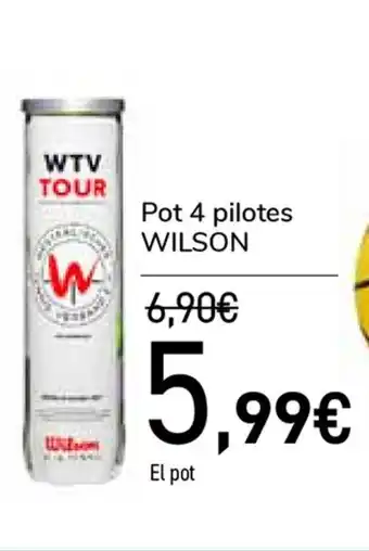 Carrefour Wilson Pot 4 pilotes oferta