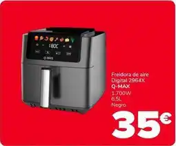 Supeco Q-max - freidora de aire digital 2964x oferta