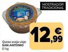 Supeco San antonio - queso oveja viejo oferta