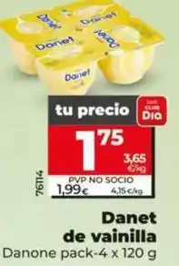 Dia Danone - danet de vainilla oferta