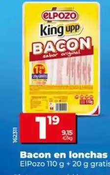 Dia Elpozo - bacon en lonchas oferta
