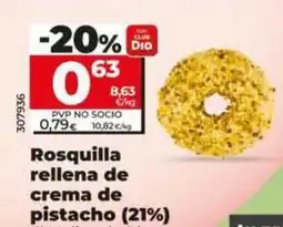 Dia El molino de dia - rosquilla rellena de crema de pistacho (21%) oferta