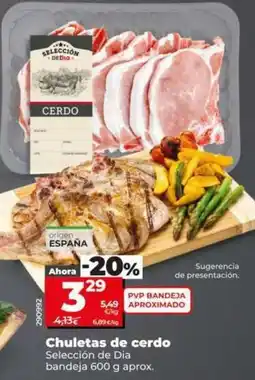 Dia Seleccion de dia - chuletas de cerdo oferta