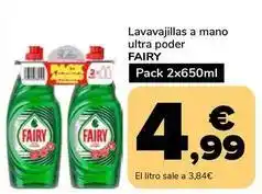 Supeco Fairy - lavavajillas a mano ultra poder oferta