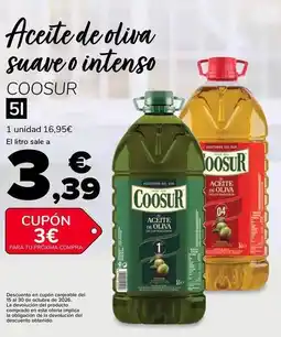 Supeco Coosur - aceite de oliva suave o intenso oferta