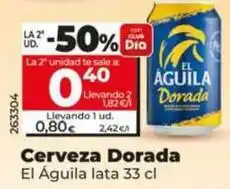 Dia El águila - cerveza dorada oferta