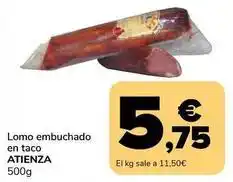 Supeco Atienza - lomo embuchado en taco oferta