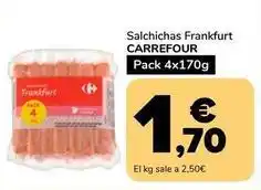 Supeco Carrefour - salchichas frankfurt oferta