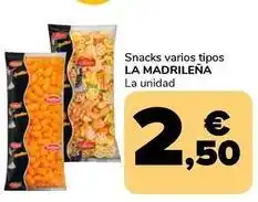 Supeco La madrileña - snacks oferta