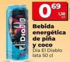 Dia Dia el diablo - bebida energetica de pina y coco oferta