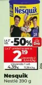 Dia Nestlé - nesquik oferta