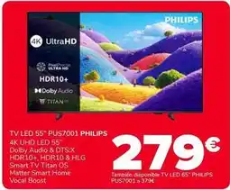 Supeco Philips - tv led 55 pus7001 oferta