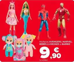 Supeco Munecos avenger, marvel, bebes llorones o barbie oferta