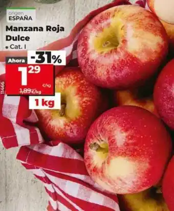 Dia Manzana roja dulce oferta