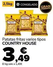 Supeco Country house - patatas fritas varios tipos oferta