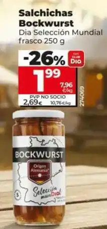 Dia Dia seleccion mundial - salchichas bockwurst oferta