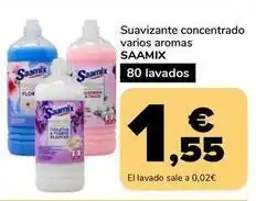 Supeco Saamix - suavizante concentrado varios aromas oferta