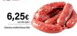Cash Ifa Chorizo criollo fresco oferta