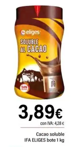 Cash Ifa ifa eliges soluble al cacao oferta