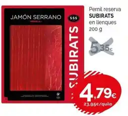 Condis Subirats pernil reserva oferta