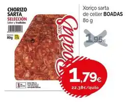 Condis Boadas chorizo sarta oferta