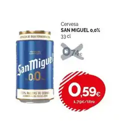 Condis San Miguel 0,0% oferta