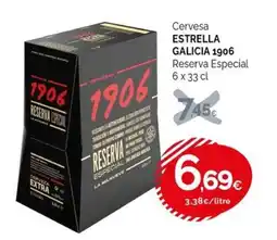 Condis Estrella galicia 1906 reserva especial oferta