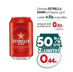 Condis Estrella Damm oferta