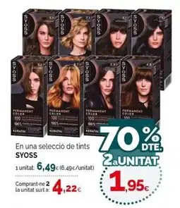 Condis Syoss permanent color oferta