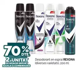 Condis Rexona desodorant en esp rai oferta
