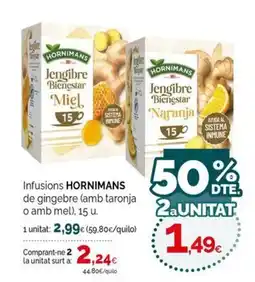Condis Hornimans jengibre bienestar oferta