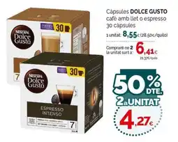 Condis Nescafe Dolce Gusto espresso intenso oferta