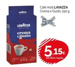 Condis Lavazza cafe molt crema e gusto oferta