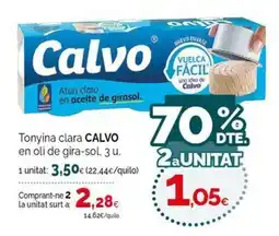 Condis Calvo atún claro en aceite de girasol oferta