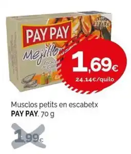Condis Pay Pay musclos petits en escabetx oferta