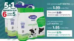 Condis Llet nostra llet semidesnatada oferta