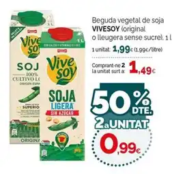 Condis Vivesoy soja oferta