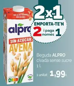 Condis alpro beguda avena oferta