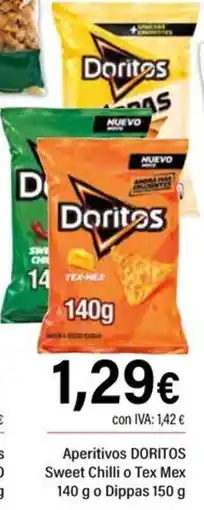 Cash Ifa Aperitivos DORITOS Sweet Chilli o Tex Mex oferta