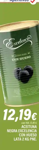 Cash Ifa Aceituna negra excelencia con hueso oferta