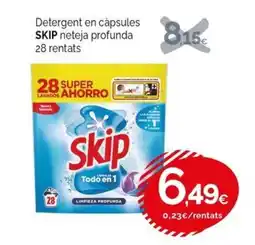Condis Skip detergents en capsulas oferta