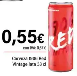 Cash Ifa Cerveza 1906 Red Vintage oferta