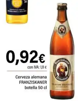 Cash Ifa Franziskaner cerveza alemana oferta