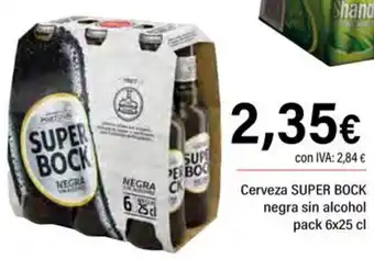 Cash Ifa Super bock negra sin alcohol oferta