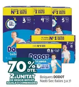Condis Dodot bolquers nado sec oferta