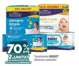 Condis Dodot tovalloletes oferta