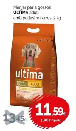Condis ultima adult amb pollastre i arròs oferta