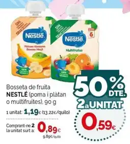 Condis Nestlé bosseta de fruita oferta