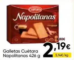 FROIZ Cuétara Napolitanas oferta