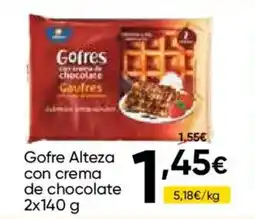 FROIZ Gofres Alteza con crema de chocolate oferta